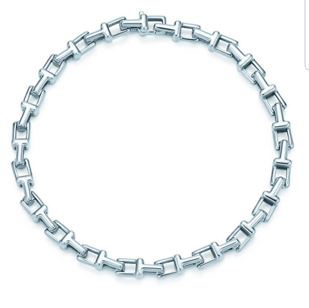 Tiffany T Chain sterling bracelet- authentic